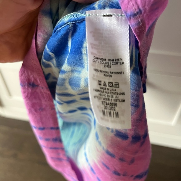Splendid tie dye tank top, size medium - Picture 3 of 3